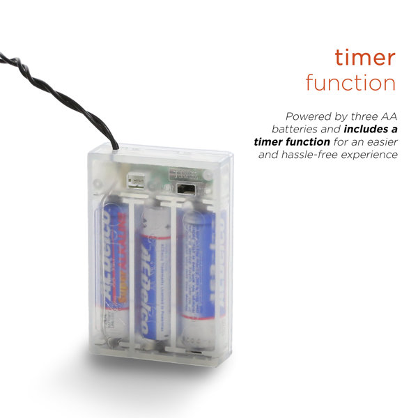 Williston Marro 7.5'' Indoor LED Battery Powered 10 Bulb Globe